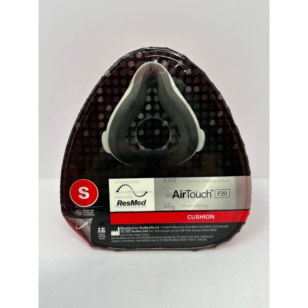 Resmed AirTouch F20 SMALL Replacement Cushion 63028 New Sealed!! J9